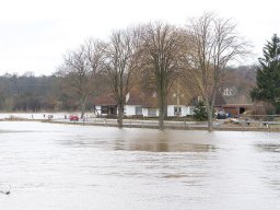 Hochwasser Bordenau am 26. Februar 2010