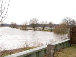 Hochwasser Bordenau am 26. Februar 2010